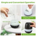 thumbnail image 4 of Noahstrong Essential Oil Diffuser, 120ml Aromatherapy Diffuser, Wood Grain Aroma Humidifier with 7 Colors Lights, 2 Mist Mode, Waterless Auto Shut-Off for Large Room Bedroom Office Car, 4 of 10