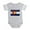Heather Gray, variant on CafePress - Colorado Vintage Flag - Cute Infant Baby Football Bodysuit