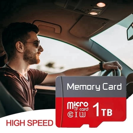 Micro SD Card 1024 Memory Card with SD Card Adapter TF Card 1T (Class 10 High Speed) for Phone,Dash Came,Surveillance,Camera,Tachograph,Tablet,Computers
