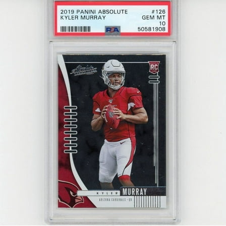 Graded 2019 Panini Absolute Kyler Murray #126 Rookie RC Football Card PSA 10 Gem Mint