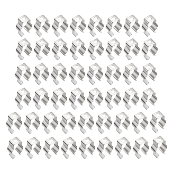 Uxcell 50 Pcs T5 Fluorescent Tube Lamp Bracket Hanger Clips Socket Lamp Holder