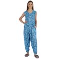 thumbnail image 1 of Moomaya Printed Rayon Nightwear Set For Womens Sleepwear Drop Crotch Pajama 2 Pcs Loungewear, 1 of 7