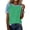 Green, variant on STYLISH Y2k 2000s Raglan Sleeve Cute Egirl Crop Tops Women Summer Knit Ribbed Cropped T Shirts for Women L