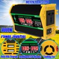thumbnail image 1 of Inversor De Coche Inversor de coche de 12 V a 220 V/110 V, 4000 W, inversor inteligente de vehículo, carga rápida USB Dual DQrwqpou Accesorios para autos y motos, 1 of 7