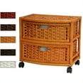 thumbnail image 3 of Handmade Natural Fiber 16-inch Chest of Drawers (China) Mocha, 3 of 5