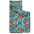 thumbnail image 2 of Baseball Football Pattern Toddler Nap Mats for Kids Preschool,Sleeping Mat Bag or Kids,Toddler Sleeping Bag,Toddler Nap Mat or Daycare, 2 of 6