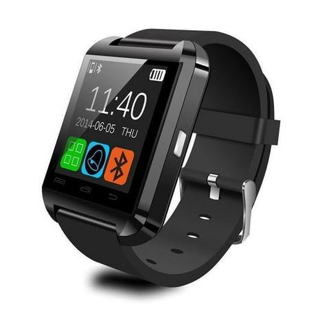T-9 Premium Black Bluetooth Smart Wrist Watch Phone mate for Android Samsung HTC LG Touch Screen with (Best Smartwatch For Htc One M7)