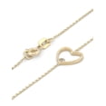 thumbnail image 3 of Pulsera Corazón Zirconia Oro Sólido 10k, 3 of 6