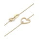 thumbnail image 3 of Pulsera Corazón Zirconia Oro Sólido 10k, 3 of 6