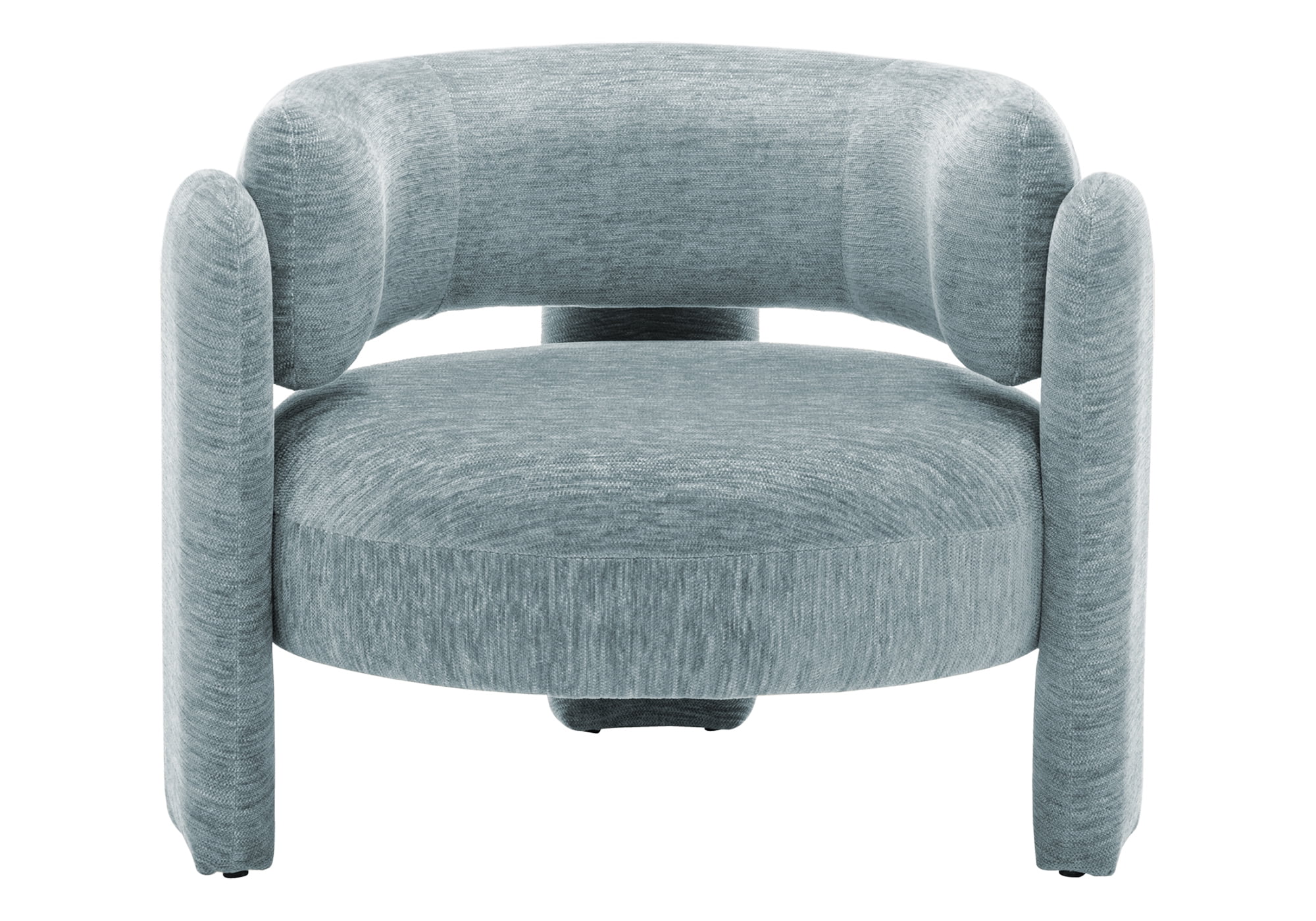 Monarch Specialties - I 8017 Accent Chair, 29"H, Upholstered, Living Room, Bedroom, Light Blue Fabric