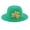 green-6A-home supplies, variant on LEFTHIGH Home St Patrick's Day Wine Bottle Stopper Decoration Plastic Shamrock Design Food Grade Safe Sealing Cork for Party Venue Layout Props Household Essentials