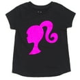 thumbnail image 3 of Barbie Metallic Print T-Shirt and Tulle Mesh Skirt Logo Toddler to Big Kid, 3 of 4