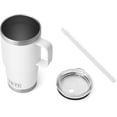 thumbnail image 3 of YETI Rambler 25 oz Straw Mug, Vacuum Insulated, Stainless Steel, White, 3 of 8