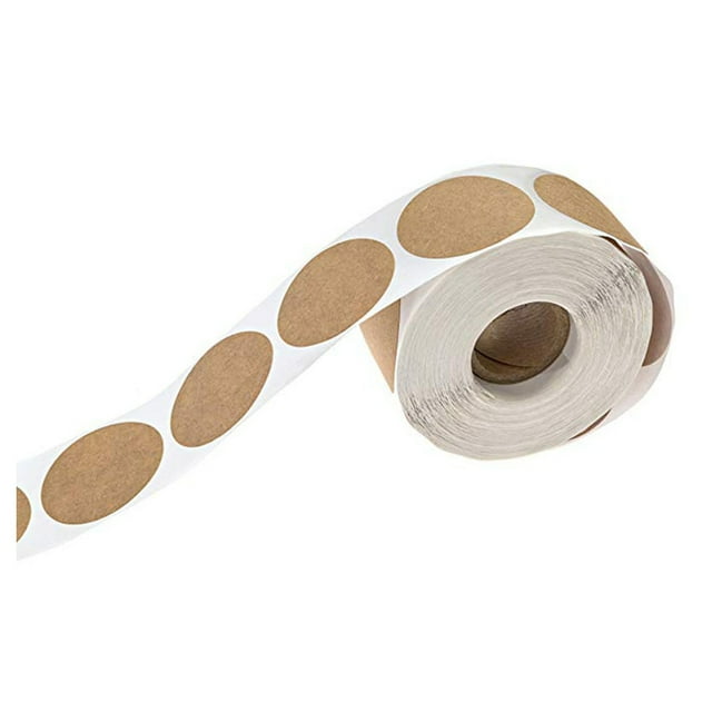 Mess Dissolvable Canning Labels for Jars –500 Kraft Labels - Dissolvable Food Labels for Containers - Jam Homemade Canning Jar Labels Stickers - Removable Mason Jar Labels
