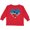 Red, variant on Inktastic USA Cowboy Boots Patriotic Boys or Girls Long Sleeve Toddler T-Shirt