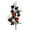 I, variant on Mini Black Pumpkin Arrangement Bouquet – Dark Style Halloween Table Decoration with Ghost Carvings for Home and Party Displays
