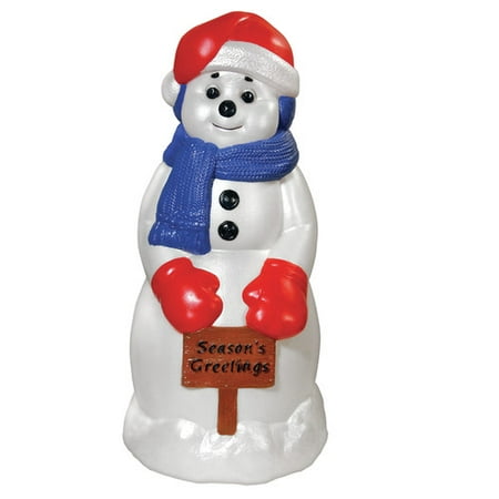 - General Foam Plastics Season's Greetings Snowman