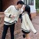 thumbnail image 3 of Suéteres de mujer dulces cálidos de invierno estilo coreano diario que combinan con todo para parejas kawaii elegantes universitarios sueltos jóvenes diseño simple mujer, 3 of 5