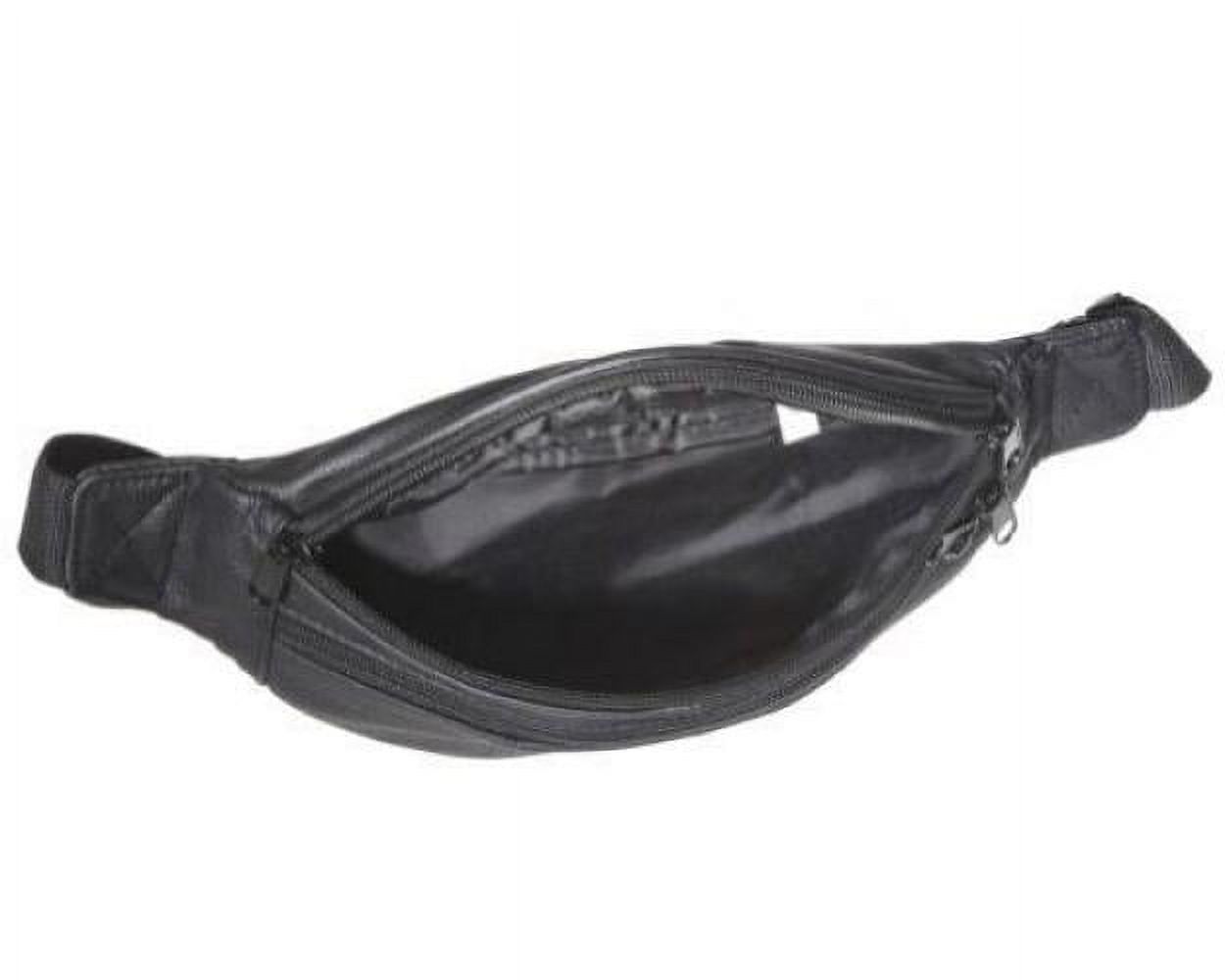 AmeriLeather Top-grain Cowhide Leather Fanny Pack with 40-inch Belt - image 4 of 4