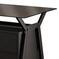 thumbnail image 2 of Weaving 2-drawer Computer Desk Black, 2 of 5