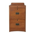 thumbnail image 4 of Home Square Set of 2 2-Drawer Wood File Cabinet in Cherry, 4 of 5
