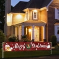 thumbnail image 5 of Pretty Comy Merry Christmas Banner Christmas Outdoor Banner Flag Decorations for Home Pulling Xmas Holidays Party Decor Supplies Style 3, 5 of 6