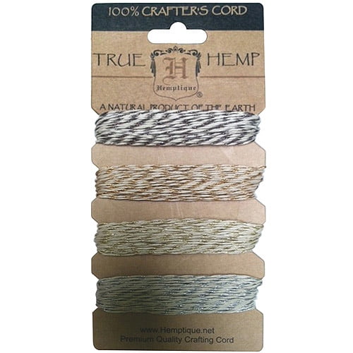 Metallic Hemp Cord #20, Vintage