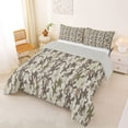thumbnail image 2 of Erosebridal Green Brown Camo Queen Comforter Set,Rustic Farmhouse Hunting Bedding Comforter Set For Boys Girls, Reversible 3-Piece, 2 of 7