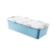 thumbnail image 4 of Caja de almacenamiento debajo de la cama, organizador de armario, resistente y grueso, práctico cajón organizador, contenedor de almacenamiento con Azul, 4 of 8