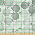 thumbnail image 2 of Ambesonne Fruits Fabric by the Yard Microfiber, Modern Look Fresh Fruit Art, 1 Yard, Pale Taupe Pale Grey, 2 of 2