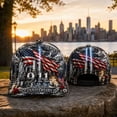 thumbnail image 5 of 9/11 25th Anniversary Patriotic Baseball Cap Honoring The Heroes American Flag Graphic Print Patriotic Dad Hat Gifts for Veterans First Responders, 5 of 6