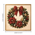 thumbnail image 4 of DIY Christmas Pearl Diamond Painting Art Kit with Frame, Christmas Pearl Beads Art Craft for Adults & Beginners, Gemstone Diamond Dots Beads Painting for Home Wall Decor, 4 of 6
