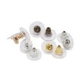 thumbnail image 2 of serony 100pcs Ear Nuts Metal Ear Back Stopper Rubber Earrings Stud Accessories DIY, Mixed Color, 2 of 7