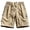 Khaki, variant on Mens Shorts Cargo Shorts Multi-Pockets Relaxed Summer Beach Shorts Pants Shorts for Men Army Green 2XL