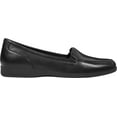 thumbnail image 2 of Women's Easy Spirit Devitt Loafer Black Leather 7.5 WW, 2 of 6