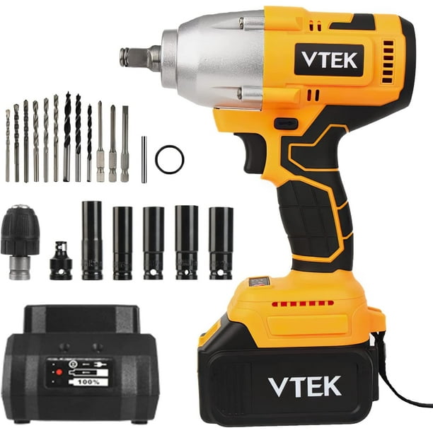 Brushless Impact Wrench 1/2 Inch Cordless Impact Wrench,Max Torque 700N