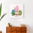 thumbnail image 4 of Creative Products Easter Bunny Gnome 20 x 20 Canvas Wall Art, 4 of 5