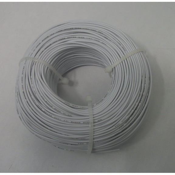 22 AWG tinned copper stranded hook up wire, 328 feet per White UL1007