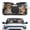 Beach Themed Anthropomorphic Dogs Print, variant on HUIACONG Classic Cool Dogs Car Windshield Sun Shade Foldable for Universal Fit Trucks, Blocks UV Rays Reflective Front Window Cover Sun Protection