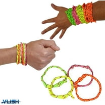 Vlish 144 BFF Woven Rope Bracelet, Unisex Neon Bracelets, 3  Years
