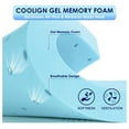 2 Inch Gel Memory Foam Mattress Topper/Gel Infused Mattress Topper