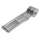 thumbnail image 2 of Stainless Steel Pastry Cutter with 5 Wheels - Multifunctional Dough Wheel Cutter for Accurate and Safe Cutting of Pie, Pizza, Cake, Biscuits, 2 of 5