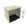 thumbnail image 6 of Abstract Dog Crate Cover, Modern Geometric Formless Circles in Soft Ovals Round Shapes Retro Young, Easy to Use Pet Kennel Cover Small Dogs Puppies Kittens, 7 Sizes, Pale Yellow Apricot, by Ambesonne, 6 of 6