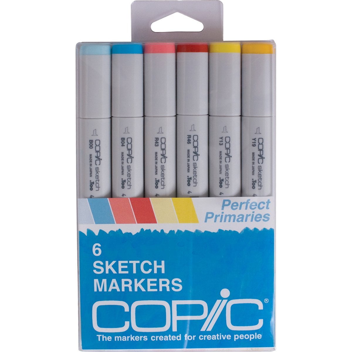 Copic Markers 6-Piece Sketch Set Bold Primaries Marker
