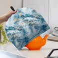 thumbnail image 3 of HELLHERO Gold Accents Abstract Teapot Cover Creative Polyester Canvas Women for Creative Gifts, 3 of 7