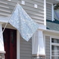 thumbnail image 6 of Kll White Bule Glitter Flag 4x6 Ft Parade Party Flag Outdoor Flag Decorative Flag Banner Flags Garden Flag Home House Flags, 6 of 7