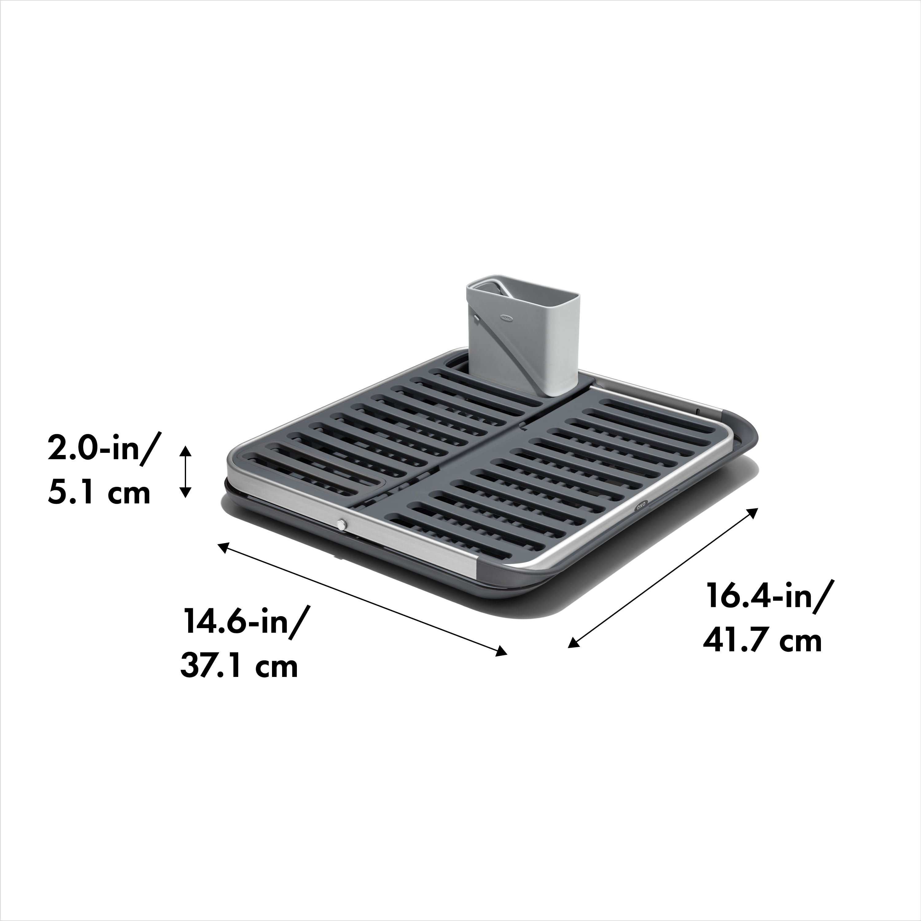 OXO Aluminum Folding Dish Rack