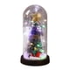 thumbnail image 1 of Árbol de Navidad en cúpula de cristal Árbol de Navidad de mesa Árbol de Navidad con luces en cúpula de cristal para Navidad Decoración navideña para interiores Escritorio, 1 of 2