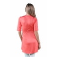 thumbnail image 5 of Women's High-Low Elbow-Length Tunic, 5 of 5