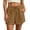 Brown, variant on Pxxlle Summer Shorts for Women Plus Size Drawstring Elastic Waisted Linen Shorts with Pockets Casual Vacation Beach Clothes Orange XXXL